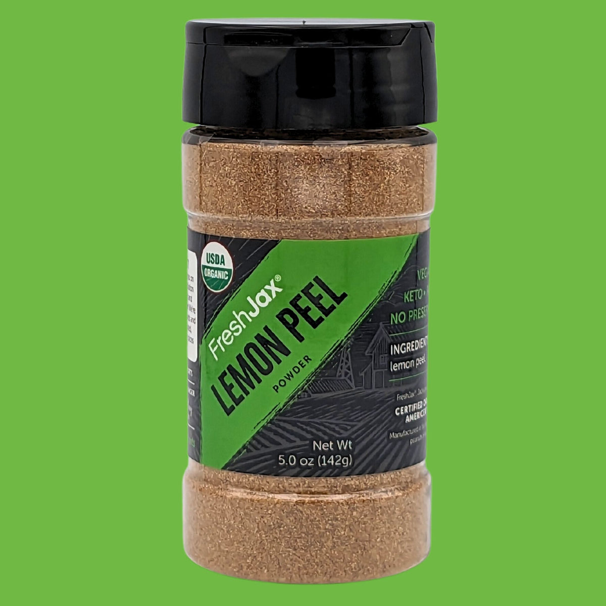 Organic Way Lemon Peel Powder – Organic, Kosher & USDA Certified, Herbal Supplement