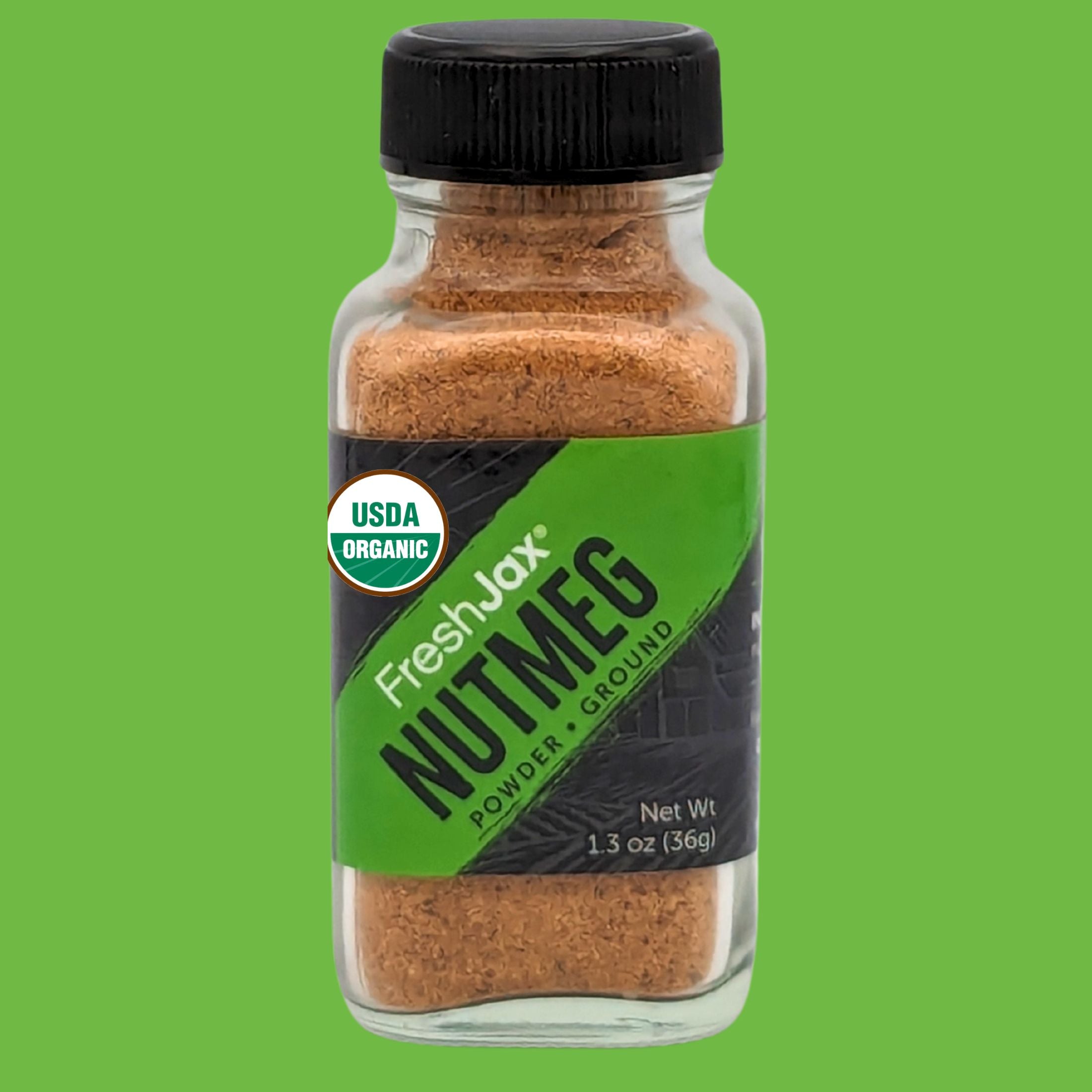 FreshJax Organic Ground Nutmeg Powder