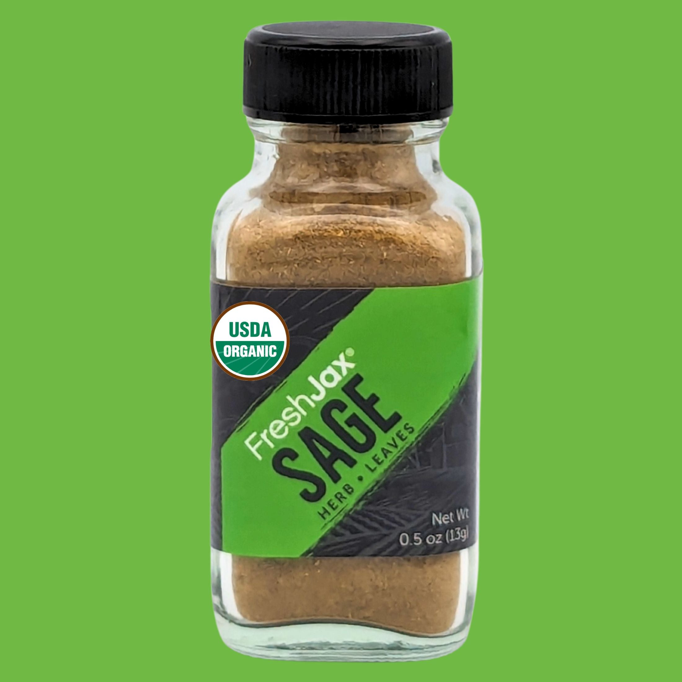Sage Leaf (Rubbed) | Certified Organic Small Jar