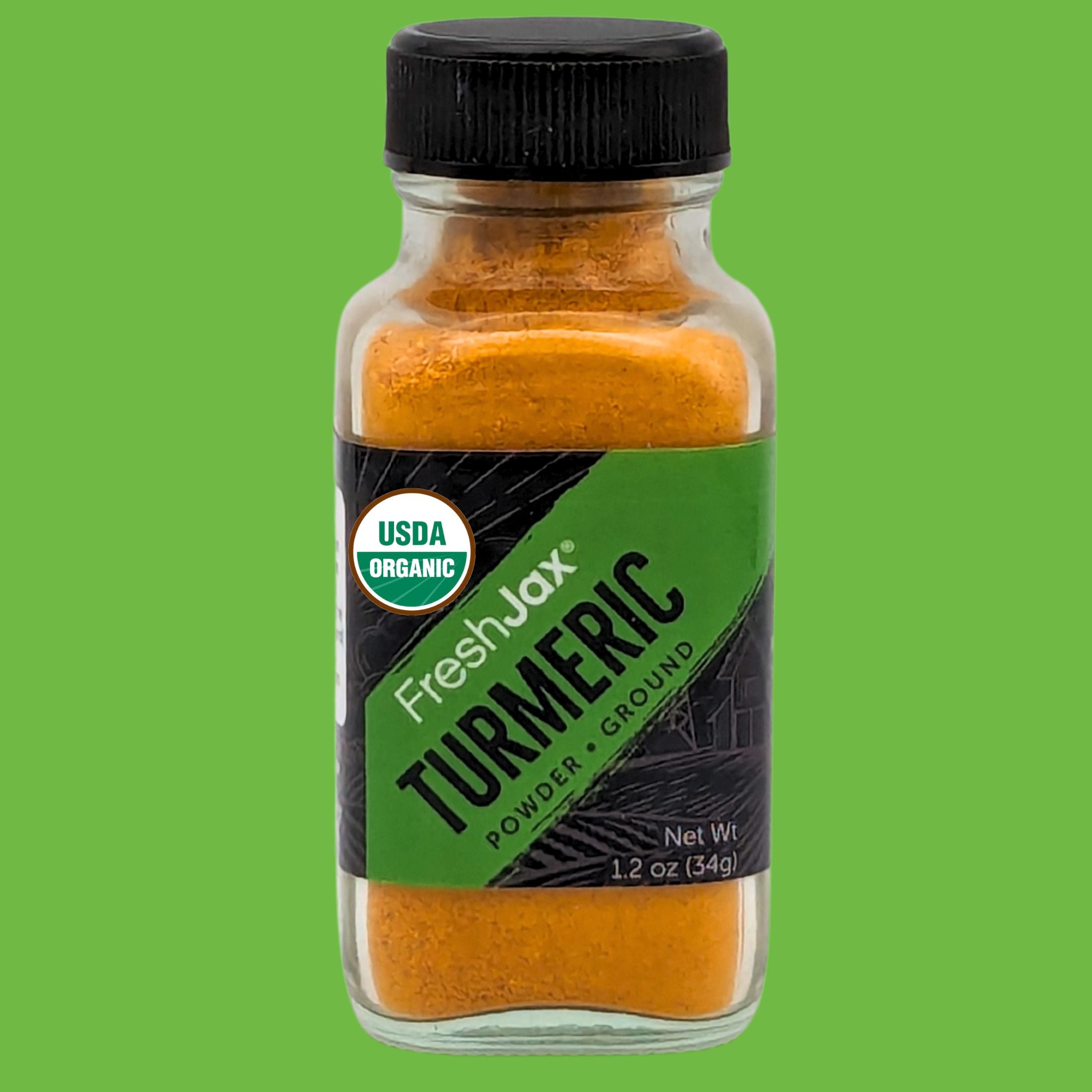 FreshJax Organic Ground Turmeric Powder - Sampler Size
