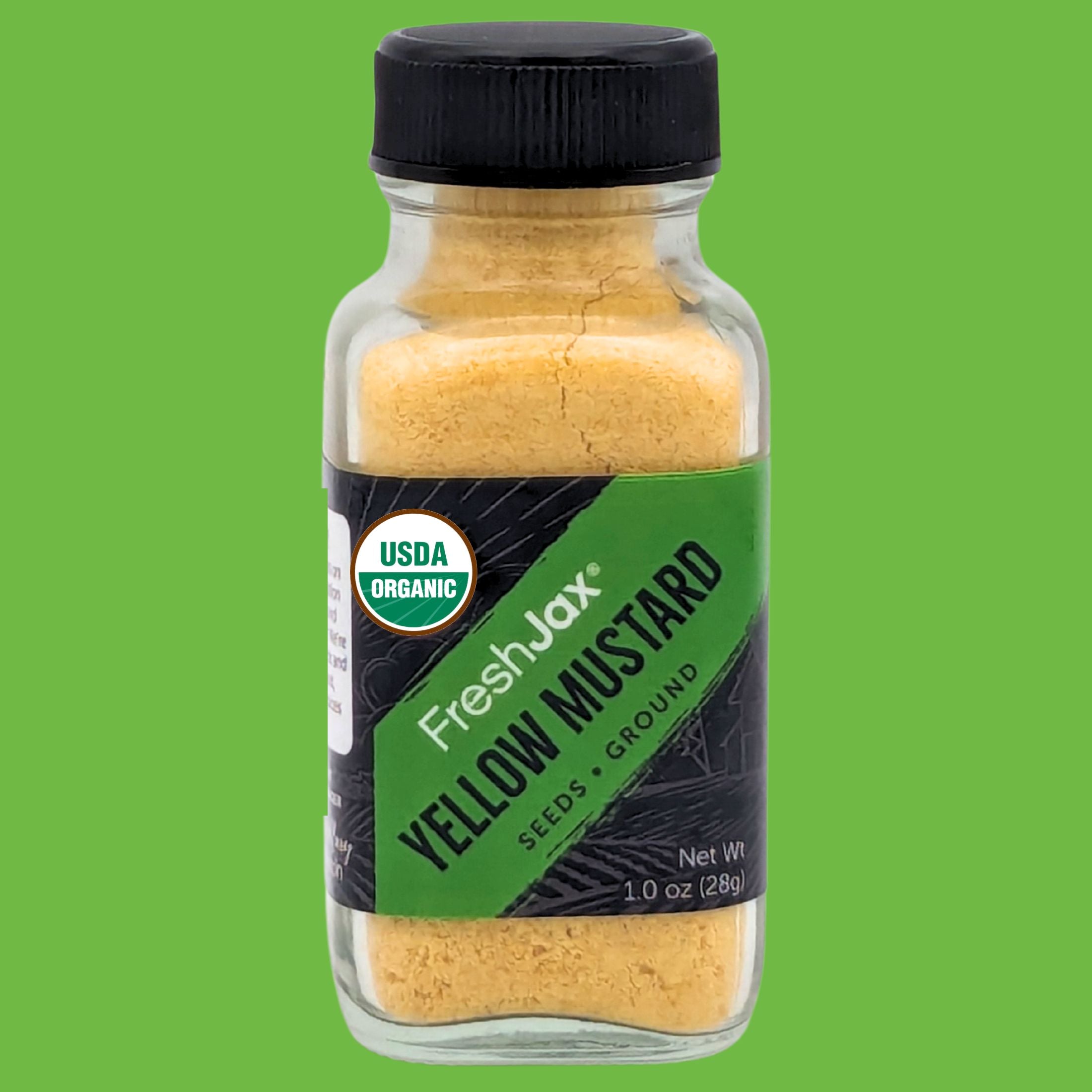 FreshJax Organic Ground Yellow Mustard Seed - Sampler Size