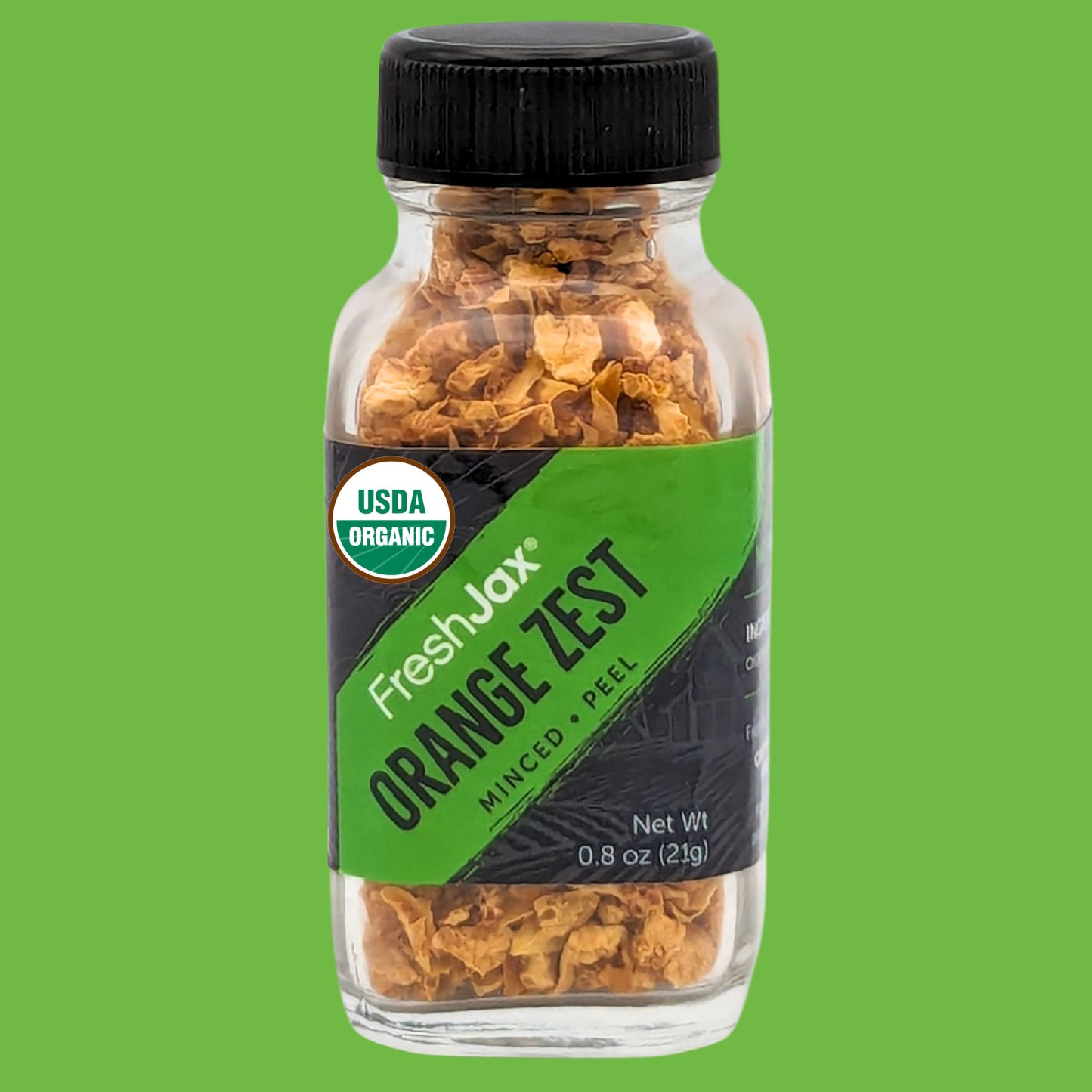 FreshJax Organic Minced Orange Peel - Sampler Size