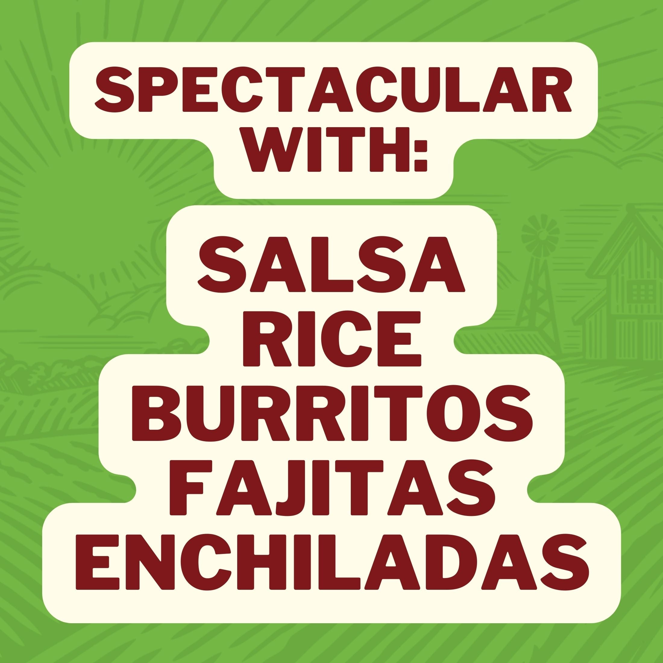 Taco Seasoning is Spectacular on: Salsa Rice Burritos Fajitas Enchiladas