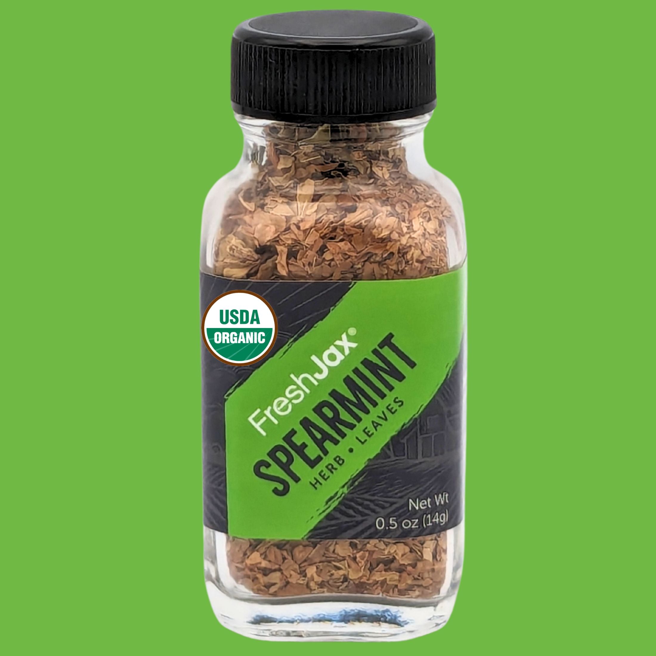 FreshJax Organic Spearmint Leaves - Sampler Size