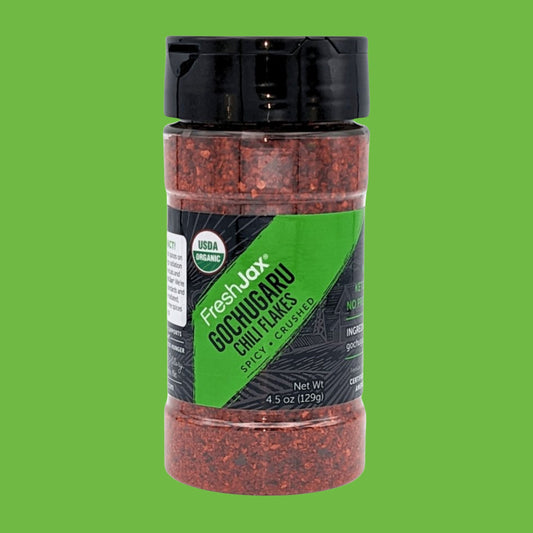 FreshJax Organic Spices Gochugaru Chili Flakes - Large