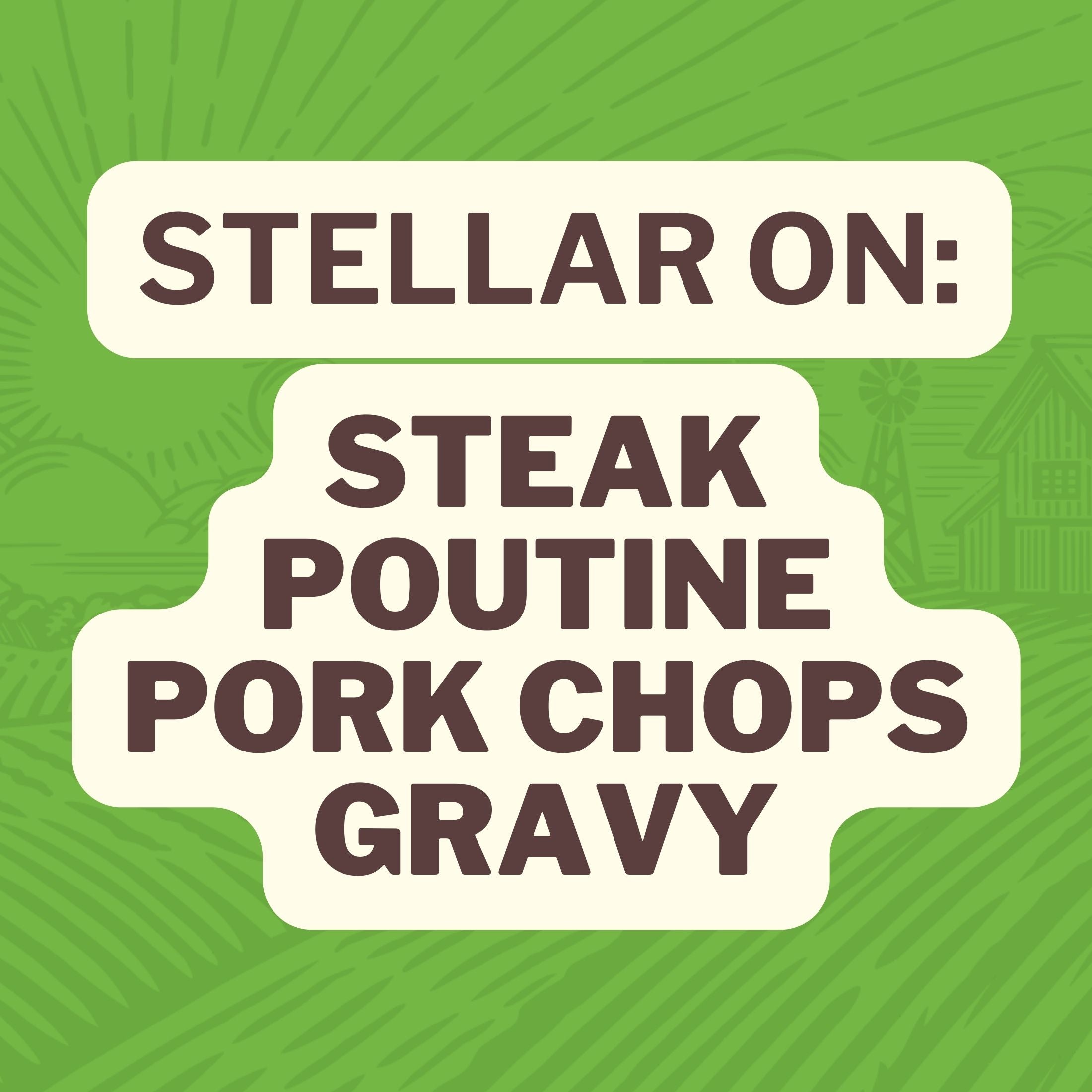 Gril Master Steak Seasoning is Stellar On: Steak, Poutine, Pork Chops, and Gravy