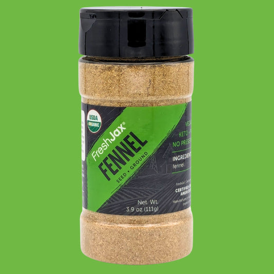 FreshJax Organic Ground Fennel Seed