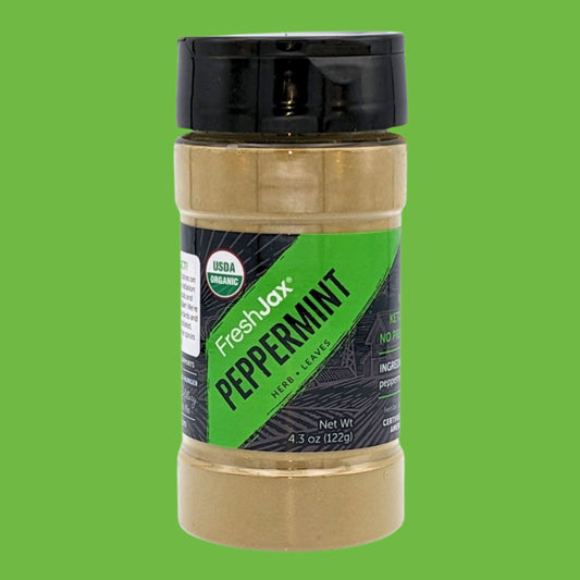 FreshJax Organic Ground Peppermint Leaves Large