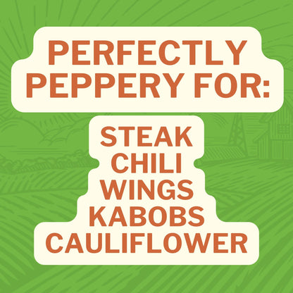 Perfectly Peppery For: Steak Chili Wings Kabobs Cauliflower