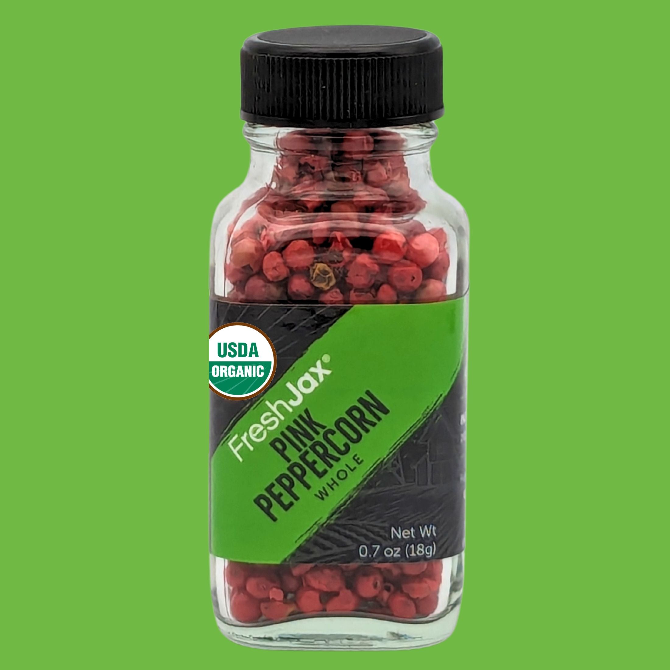 FreshJax Organic Whole Pink Peppercorn - Sampler Sized