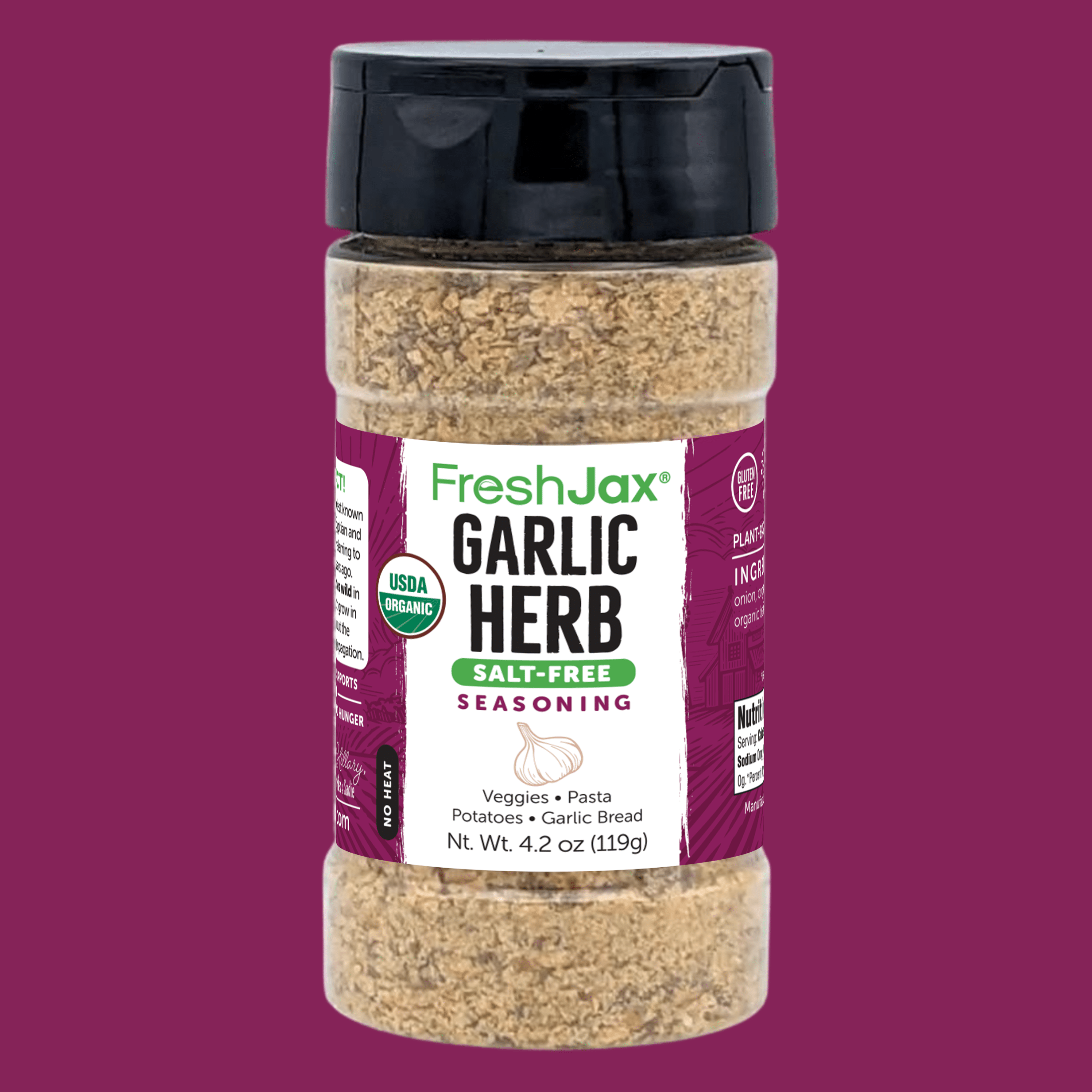 Garlic Herb Salt-Free Herb Blend Organic