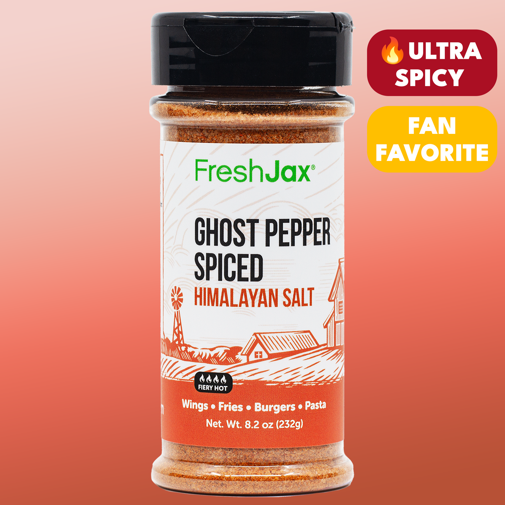 Ghost Pepper Hot Himalayan Salt 🌶️🔥 – The Spiciest Salt We Make