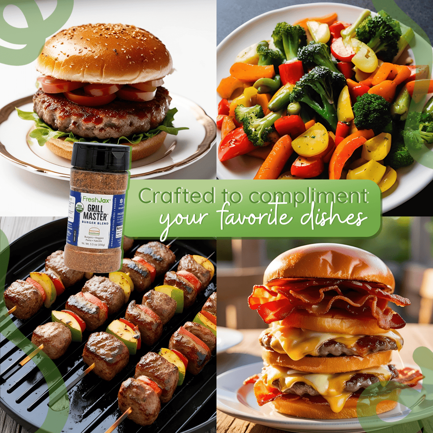 Grill Master Organic Burger Seasoning – For Burgers That Rule the Grill