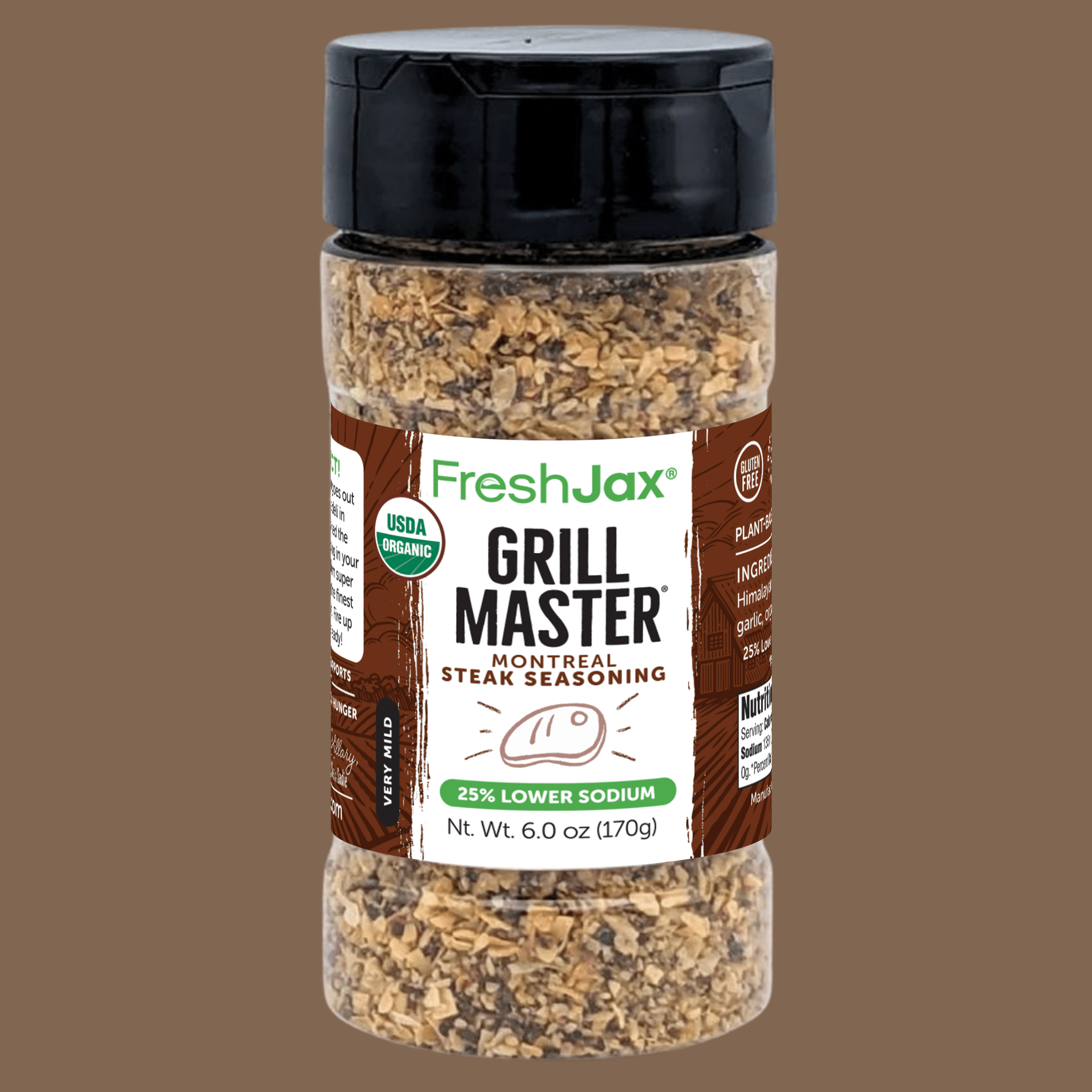 Grill Master Montreal Steak Blend – Full Flavor, 50% Less Sodium!