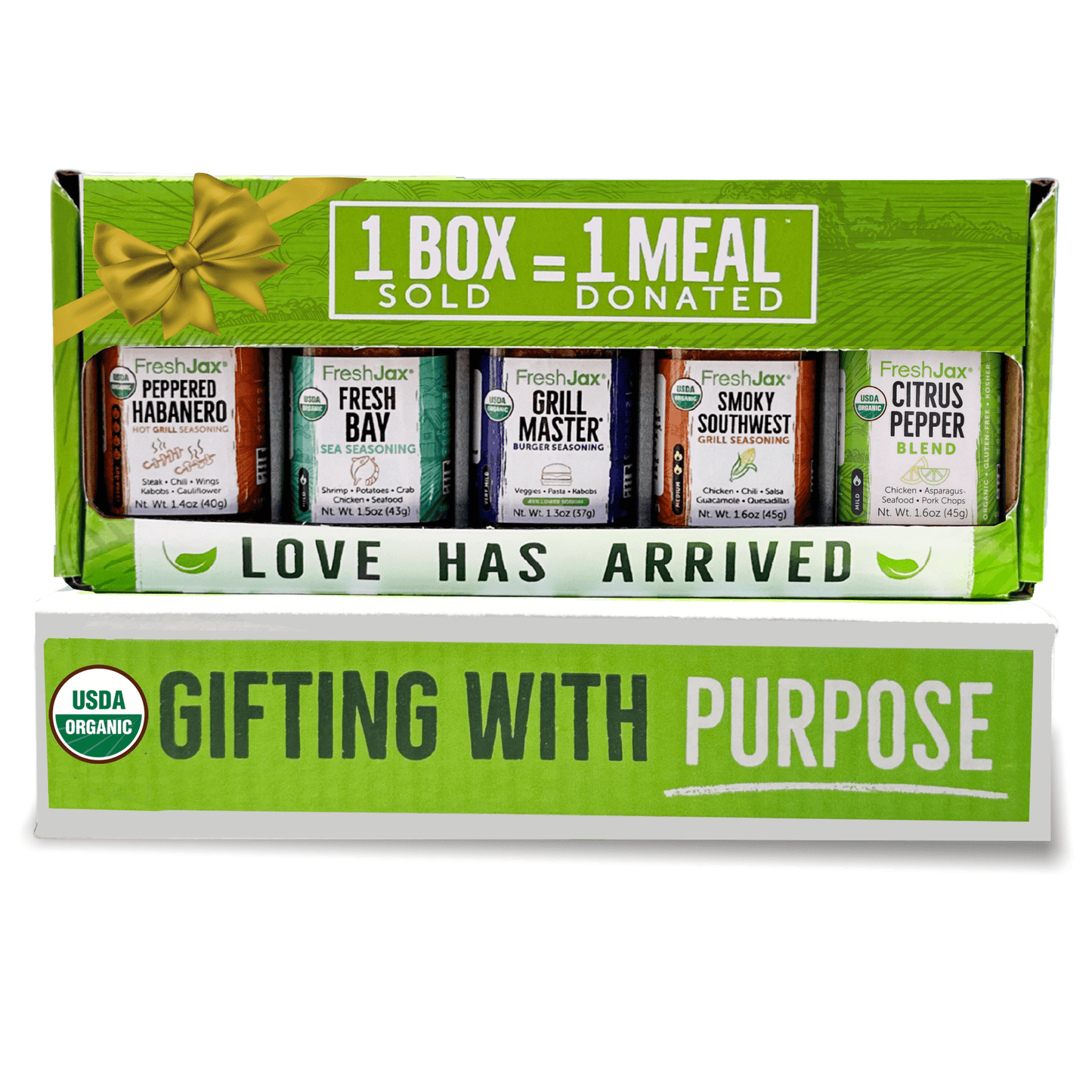 Organic Grill Seasonings Sampler – 5 Spice Gift Set