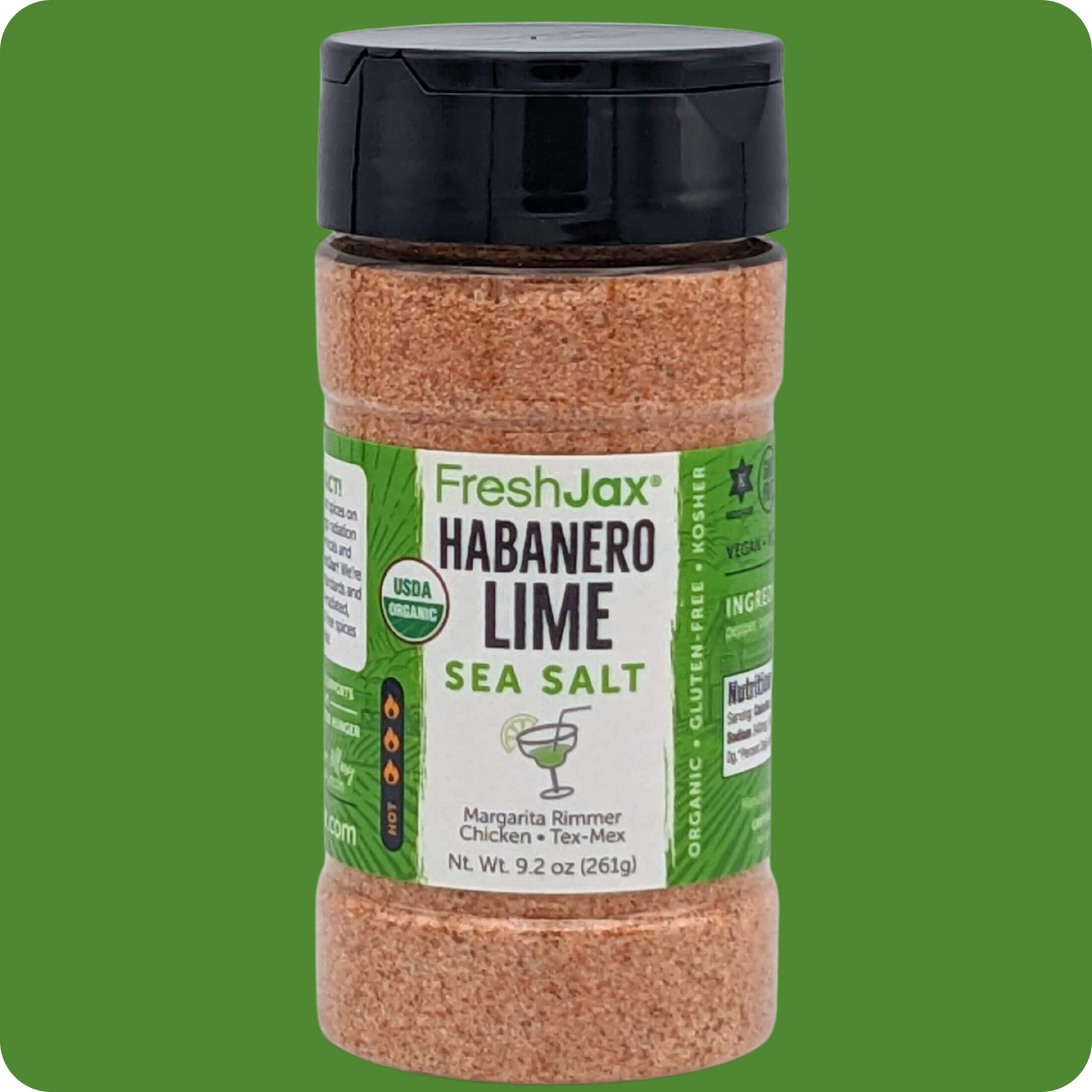 FreshJax Organic Spices Habanero Lime Sea Salt