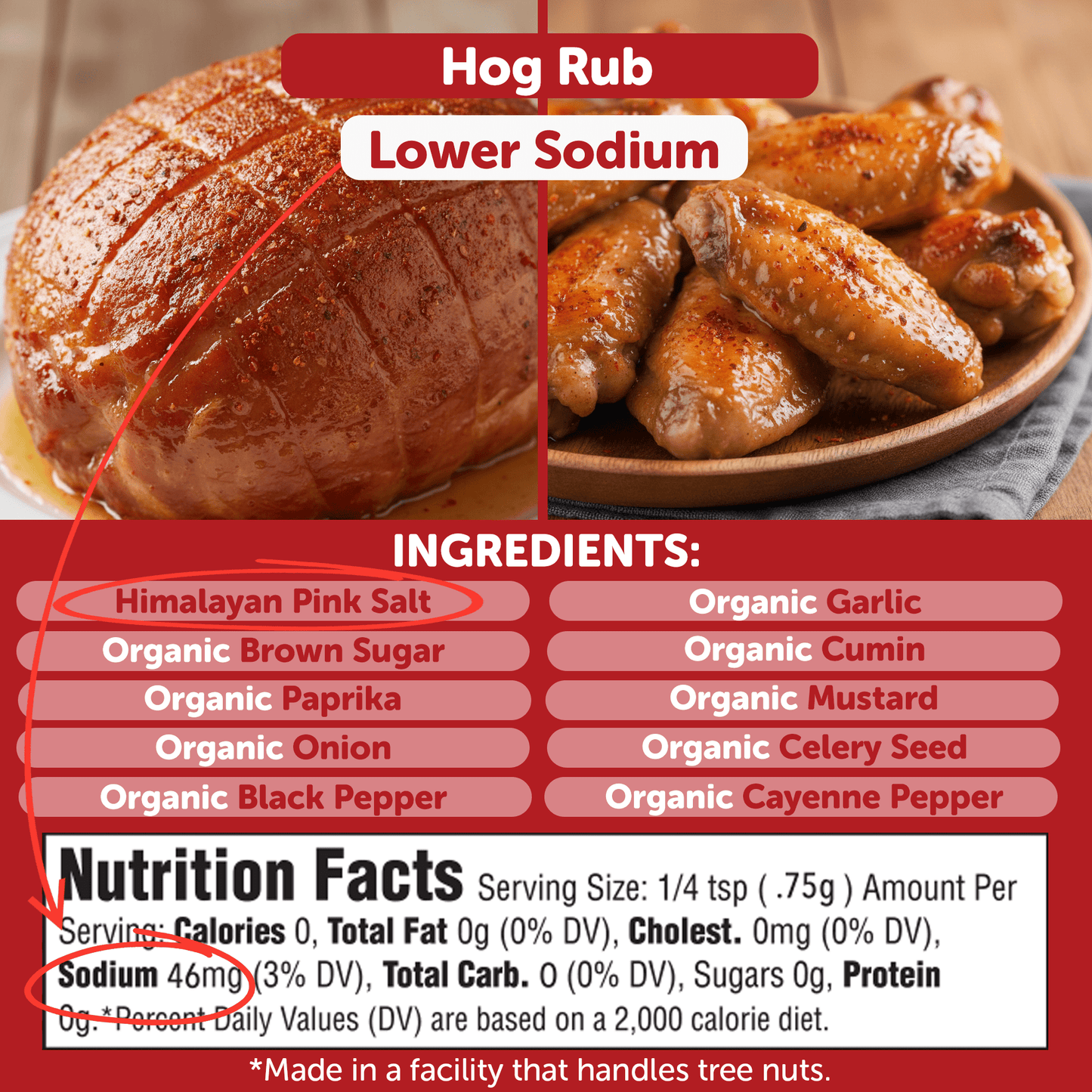 Organic Hog Rub – Sweet & Smoky Pork BBQ Seasoning