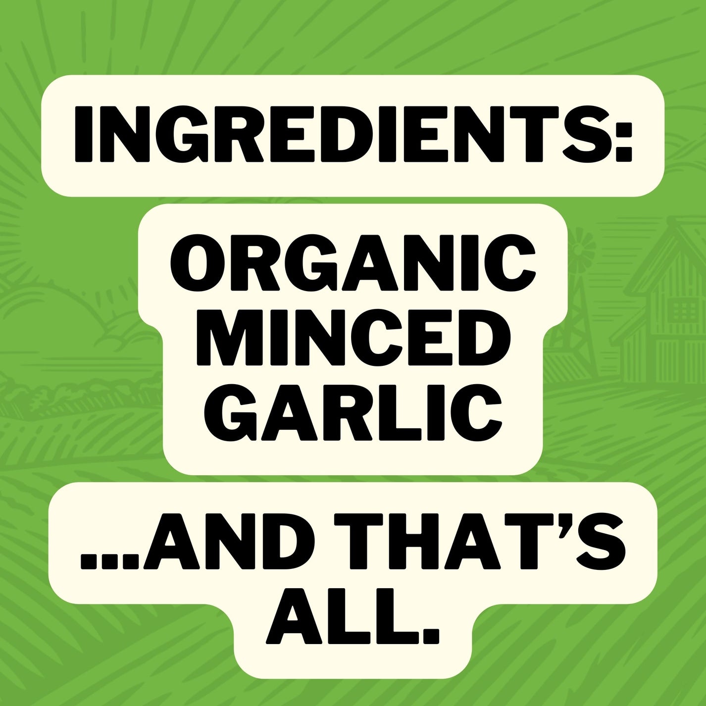 Organic Garlic Minced FreshJax