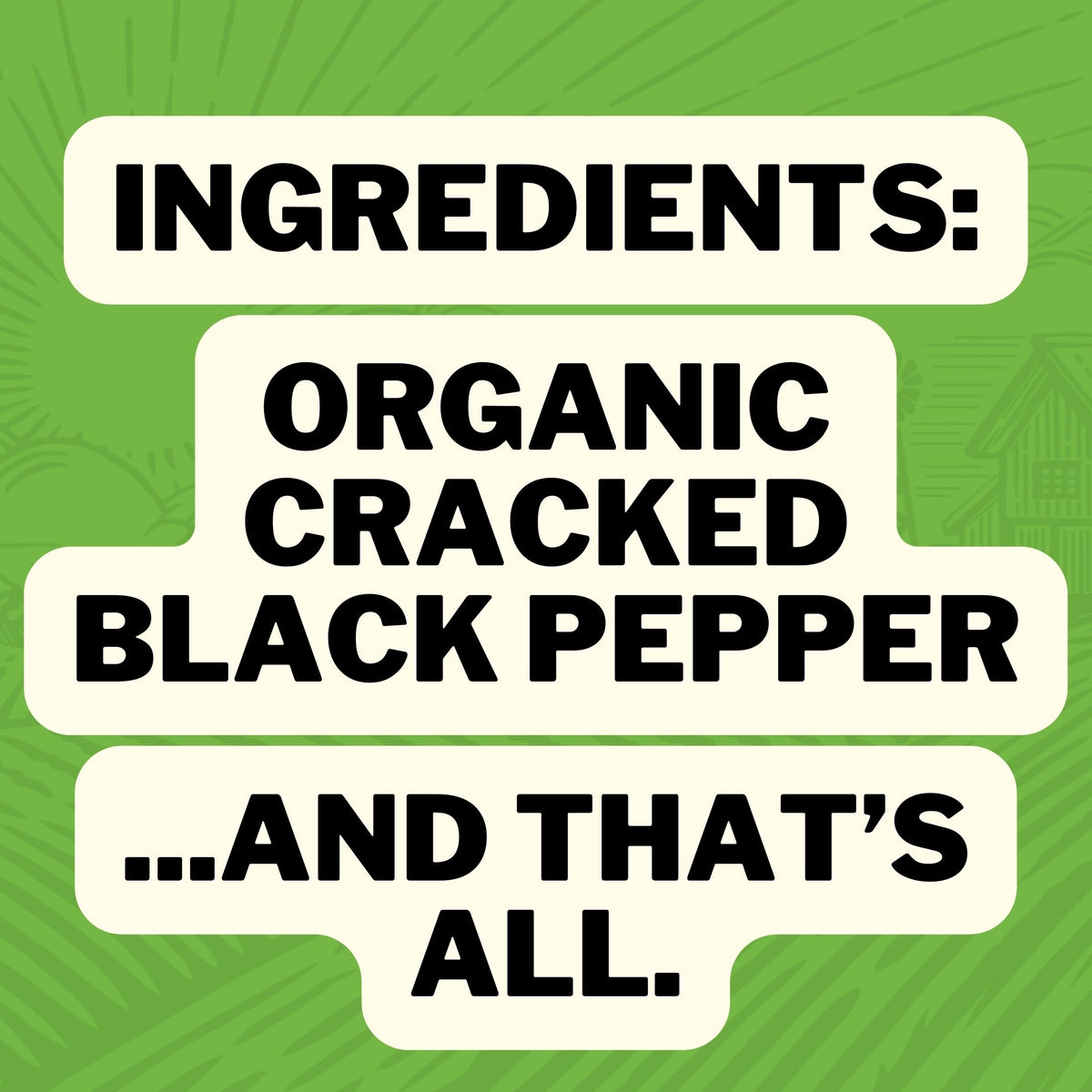 Organic Cracked Black Pepper