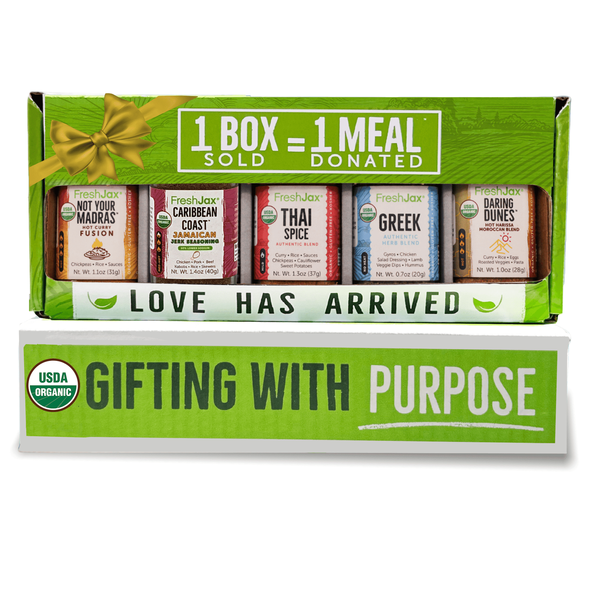 食糧補充　英語　4枚セット Taste of the World Spice Gift Set - 5 Sampler Sized Seasonings