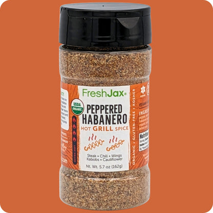 FreshJax Organic Spices Peppered Habanero Hot Grill Spice