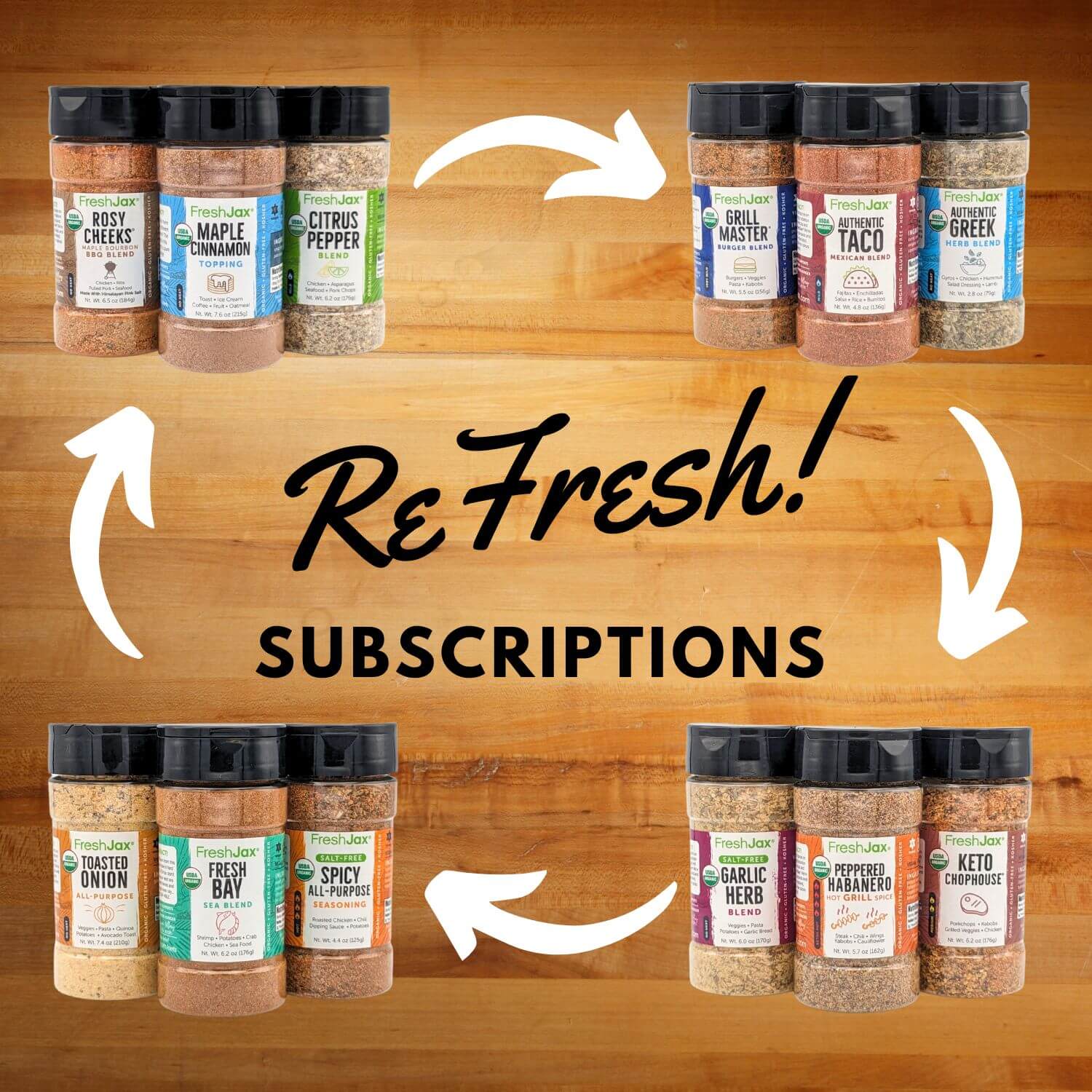 FreshJax ReFresh Seasoning Subscription Program