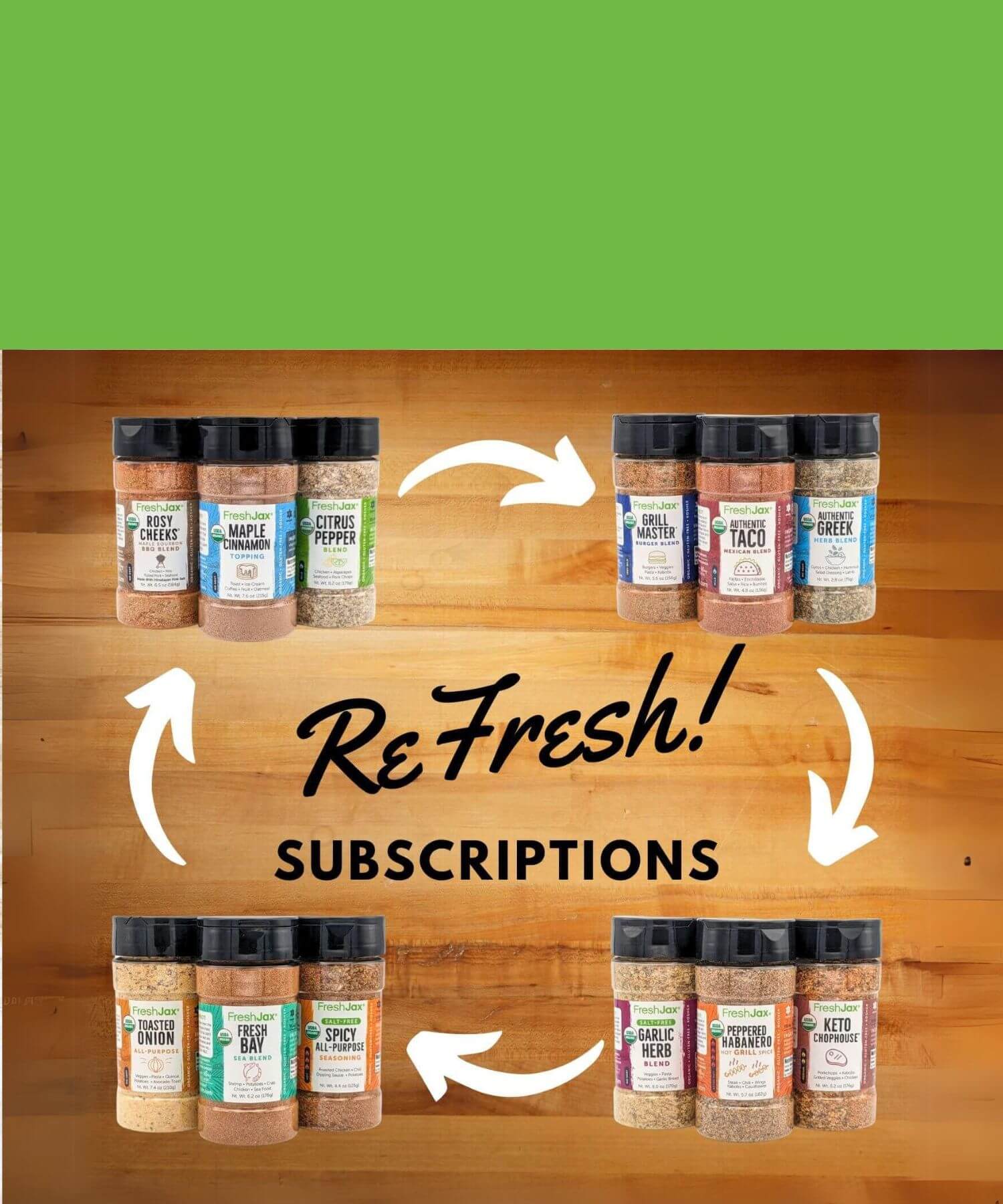 FreshJax ReFresh Flavor Subscriptions