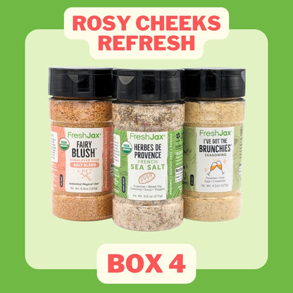 Rosy Cheeks ReFresh Box 4 : Fairy Blush, Herbes de Provence, I've Got the Brunchies