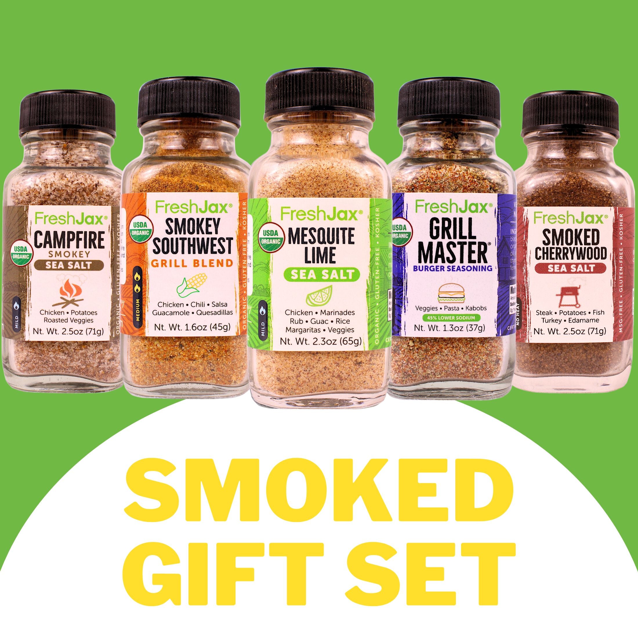 Badia Organic Spices and Seasonings Assorted Variety Sampler Set-(20 Count)