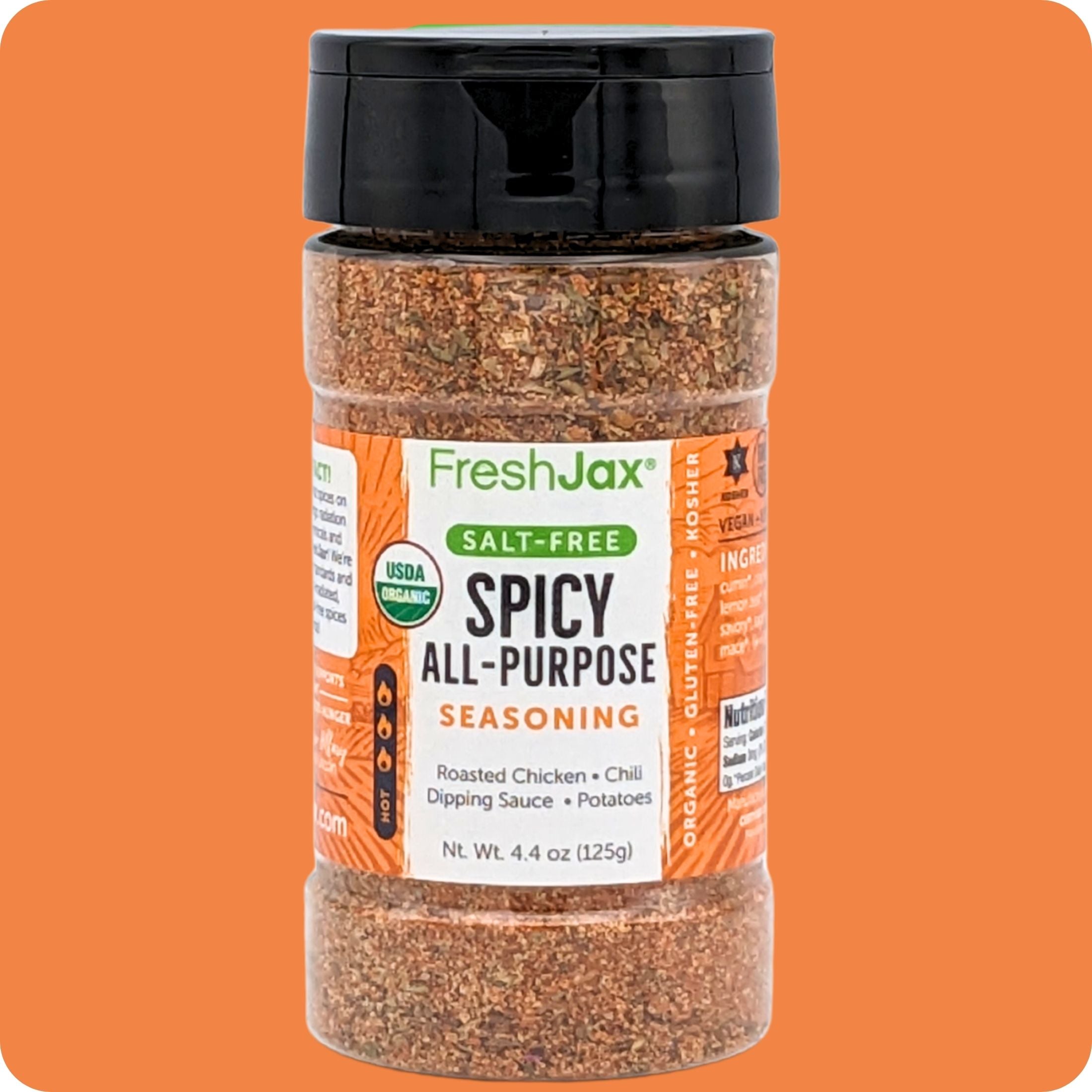 FreshJax Organic Spices Spicy All-Purpose Seasoning