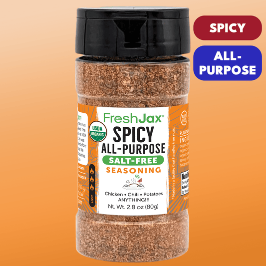 Organic Salt-Free Spicy All-Purpose Seasoning – Bold Heat No Sodium