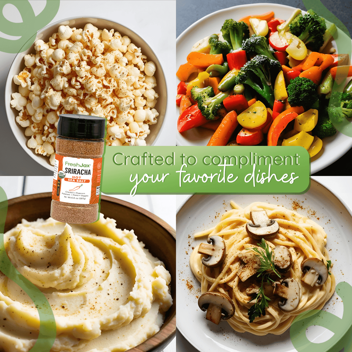 Sriracha Hot Sea Salt recipe – spicy seasoning for snacks, meats, and veggies
How to use Sriracha sea salt – bold, fiery recipe for heat-loving foodies
Recipe using Sriracha Hot Sea Salt – perfect for popcorn, avocado toast, and grilled dishes
