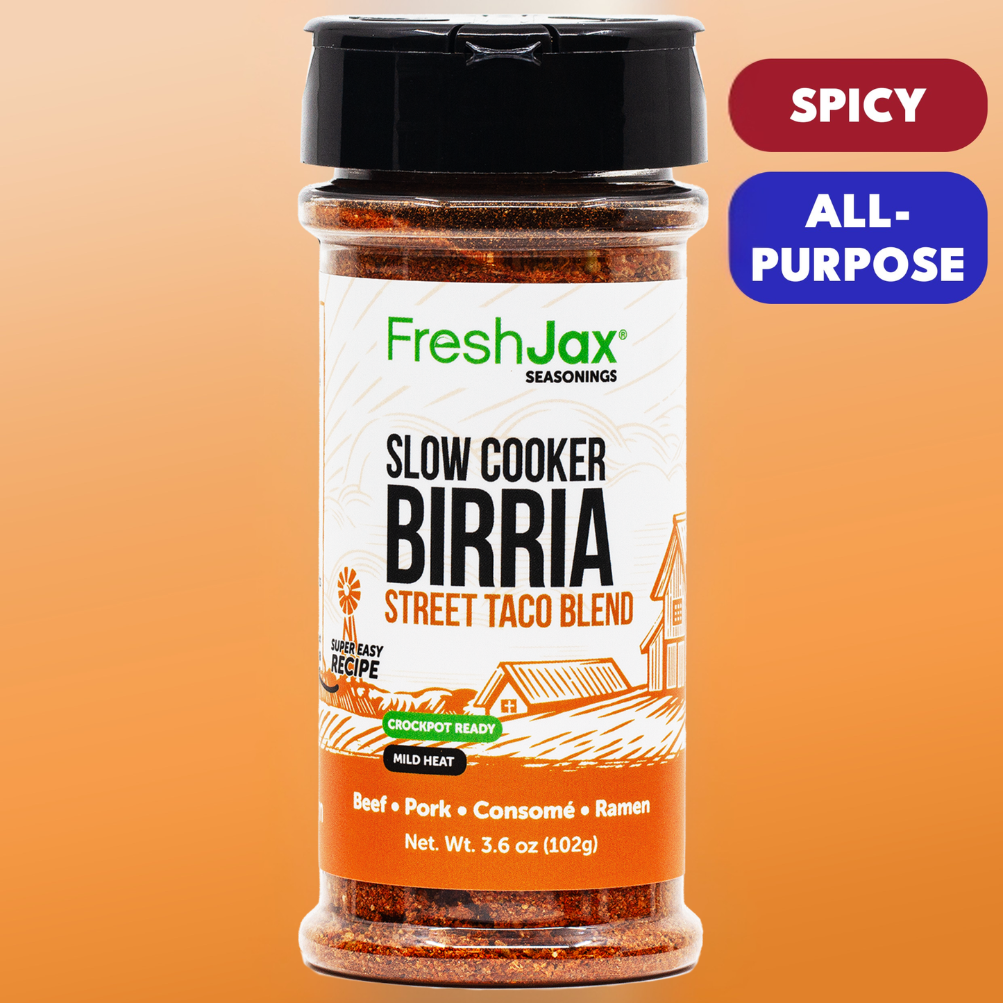 Authentic Birria Spice Rub | Loose Low-Sodium Taco Seasoning (No Cinnamon)