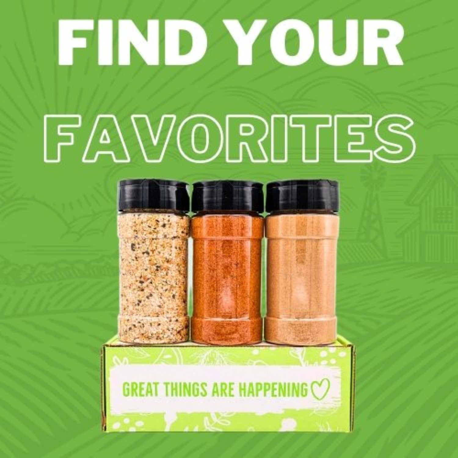 Pick Your Own Flavors Large 3-Pack or Organic Seasonings