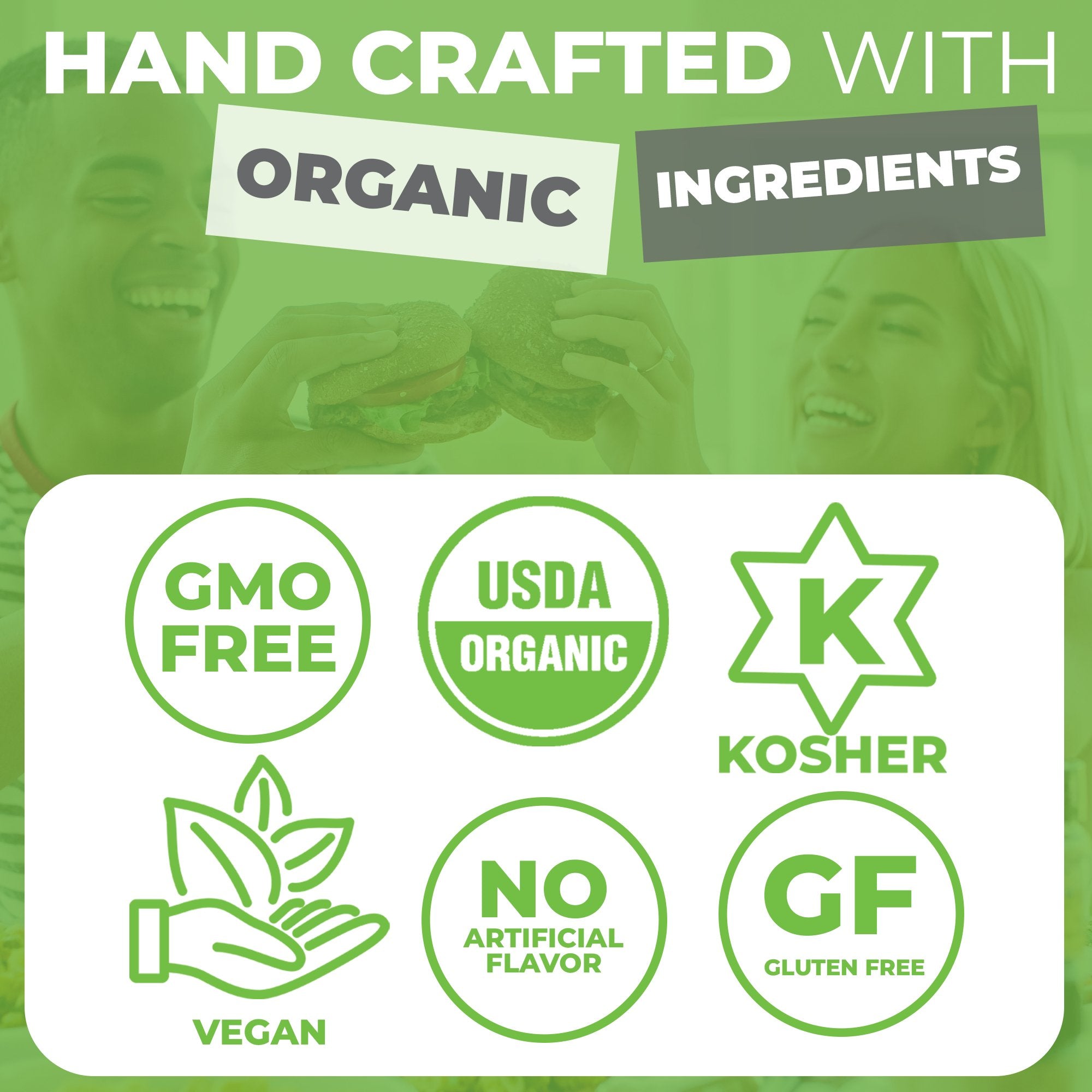 FreshJax Sucanat Granules is GMO-Free, USDA Organic, Kosher, Vegan and Gluten-Free