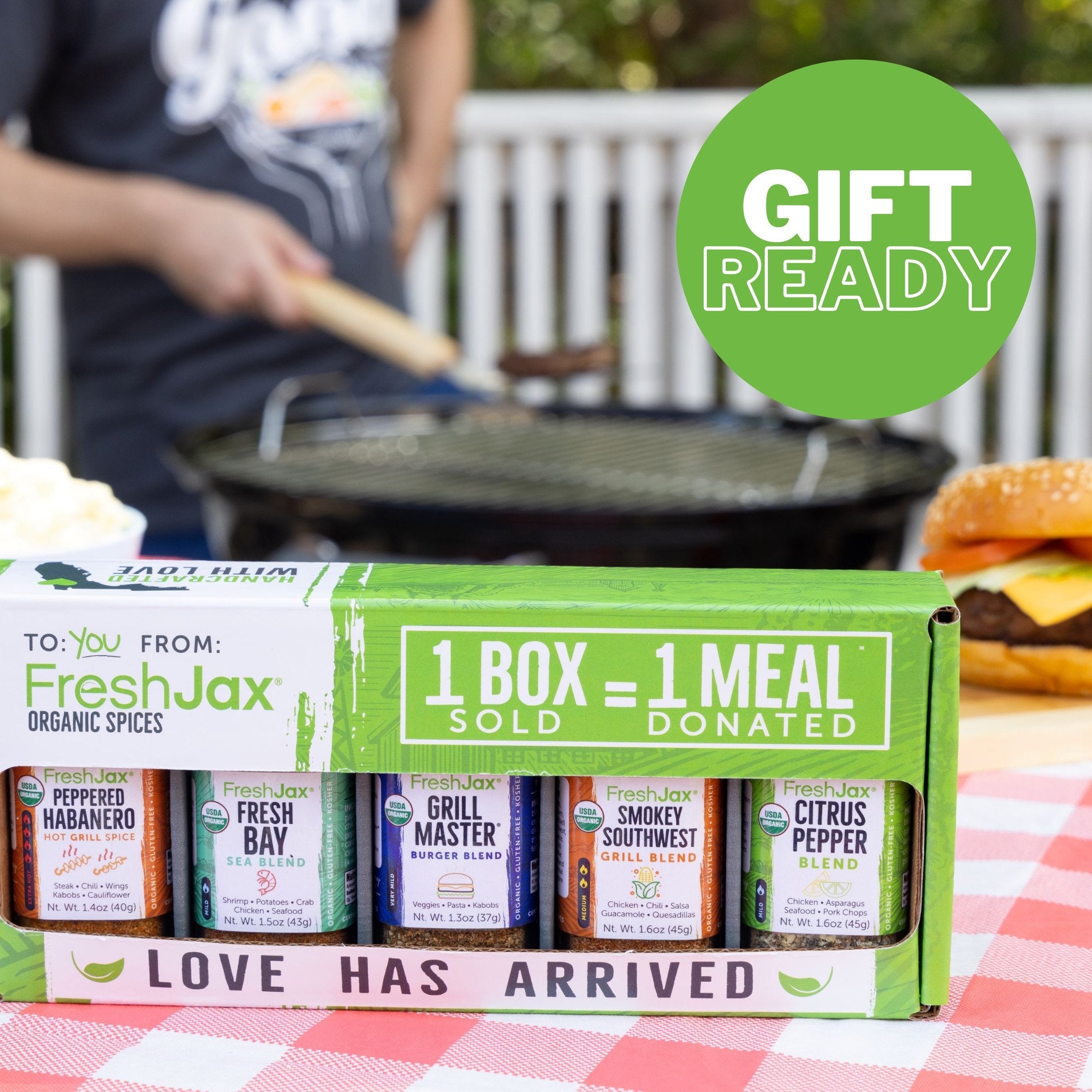 Freshjax Gourmet Spice Gift Set, Veggie Lover Seasonings Sampler