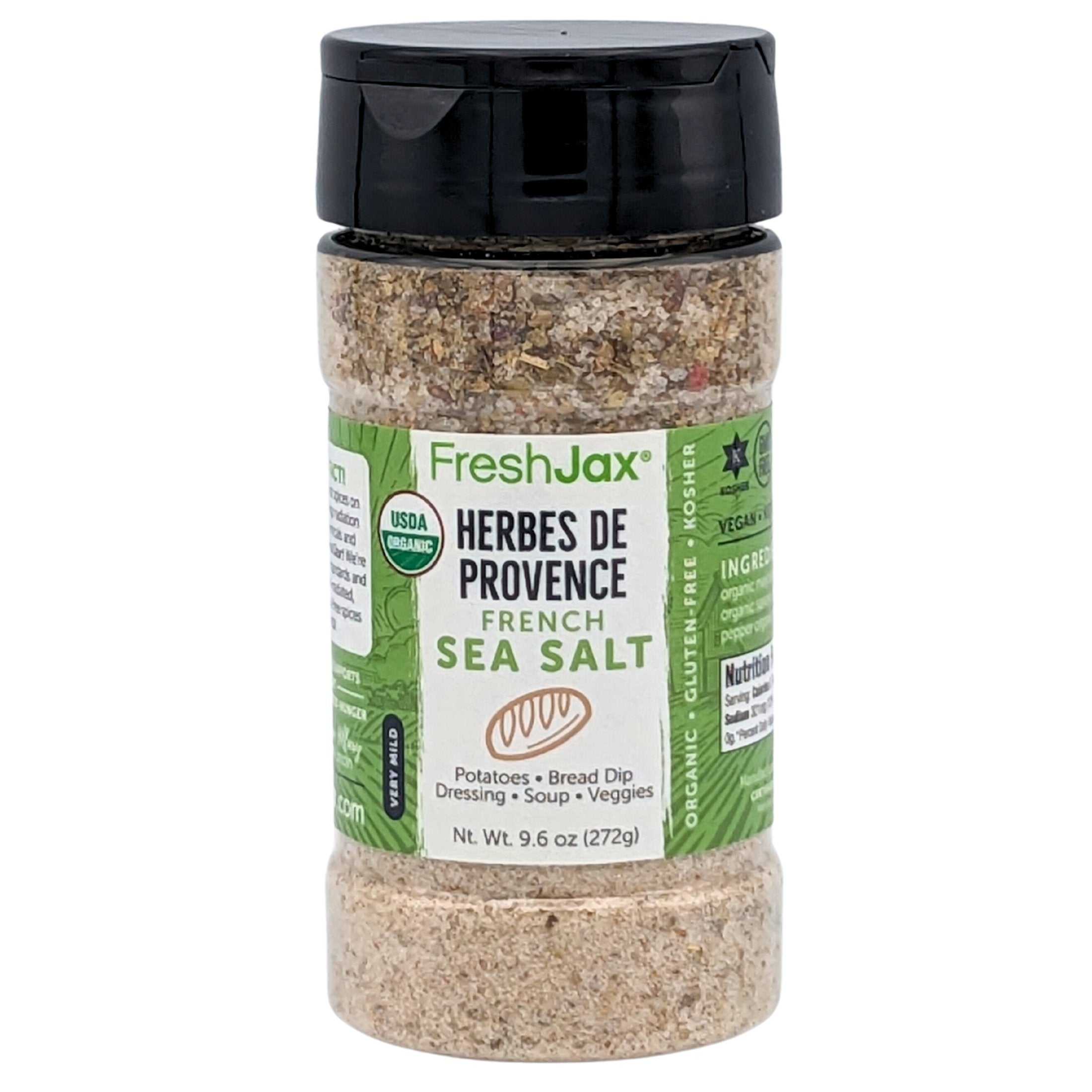 FreshJax Organic Spices Herbes de Provence French Sea Salt