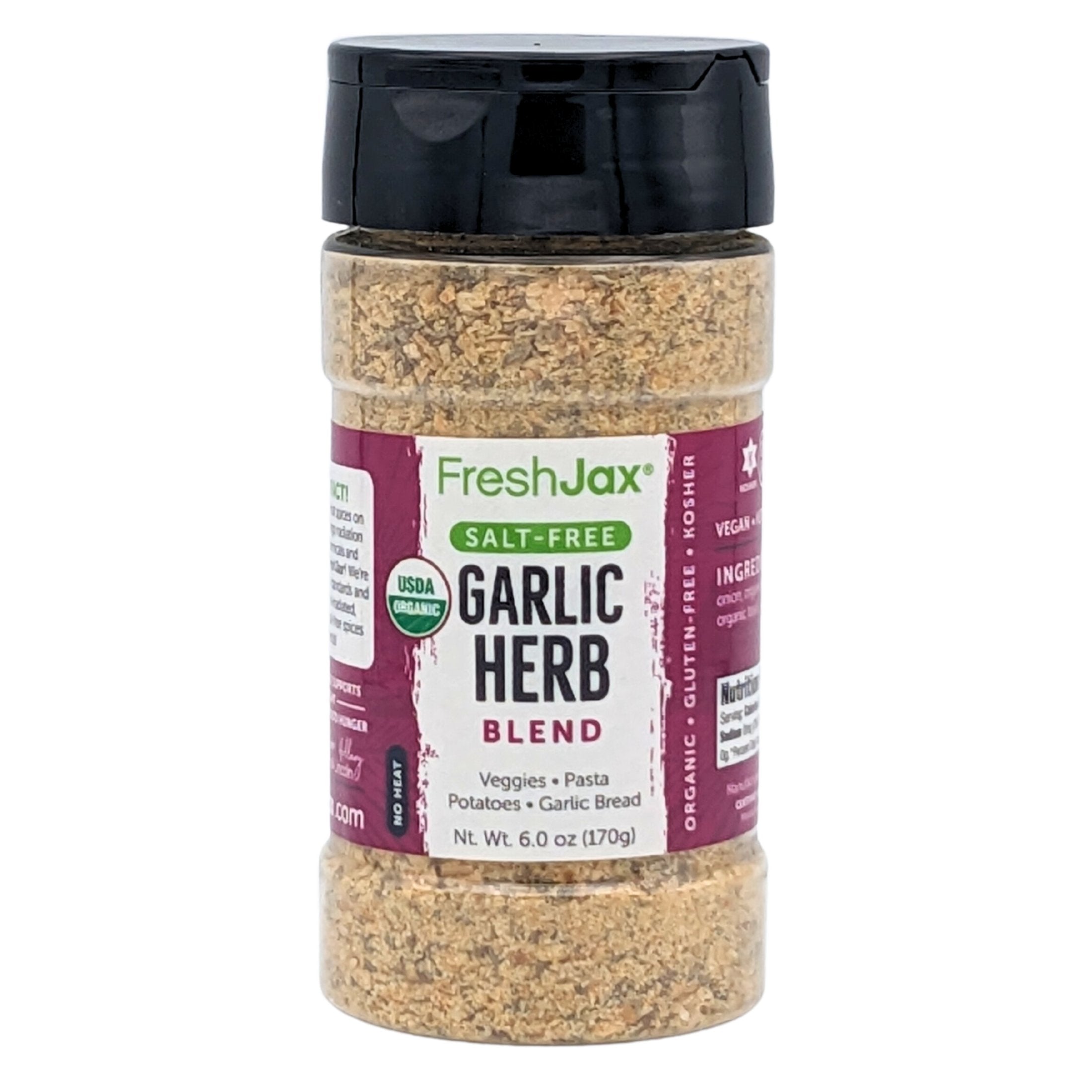 FreshJax Organic Spices Salt-Free Garlic Herb Blend