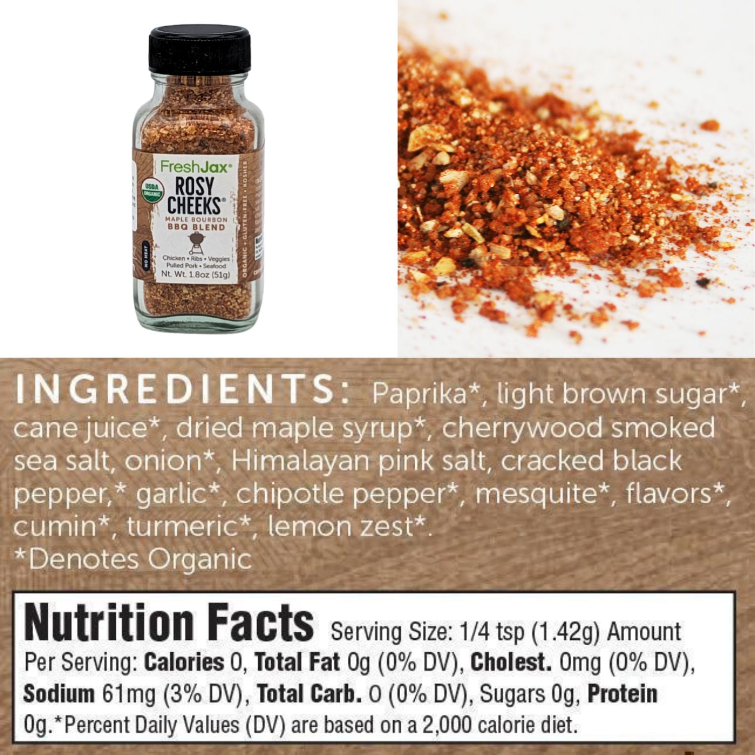 Smoked Brown Sugar - Signature Salts and Seasonings