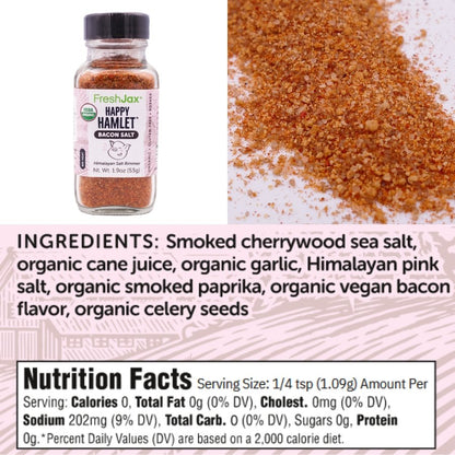 Happy Hamlet Bacon Salt Ingredients and Nutritional Information