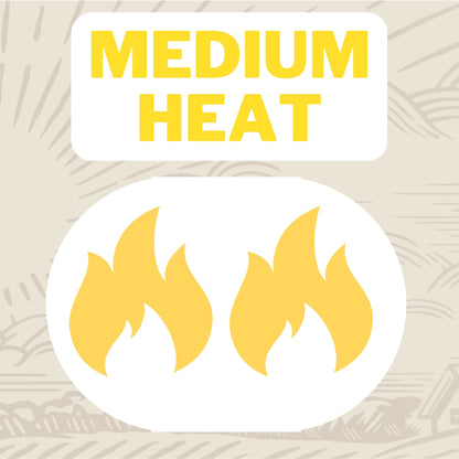 Heat Level: Medium Heat and Moderately Spicy