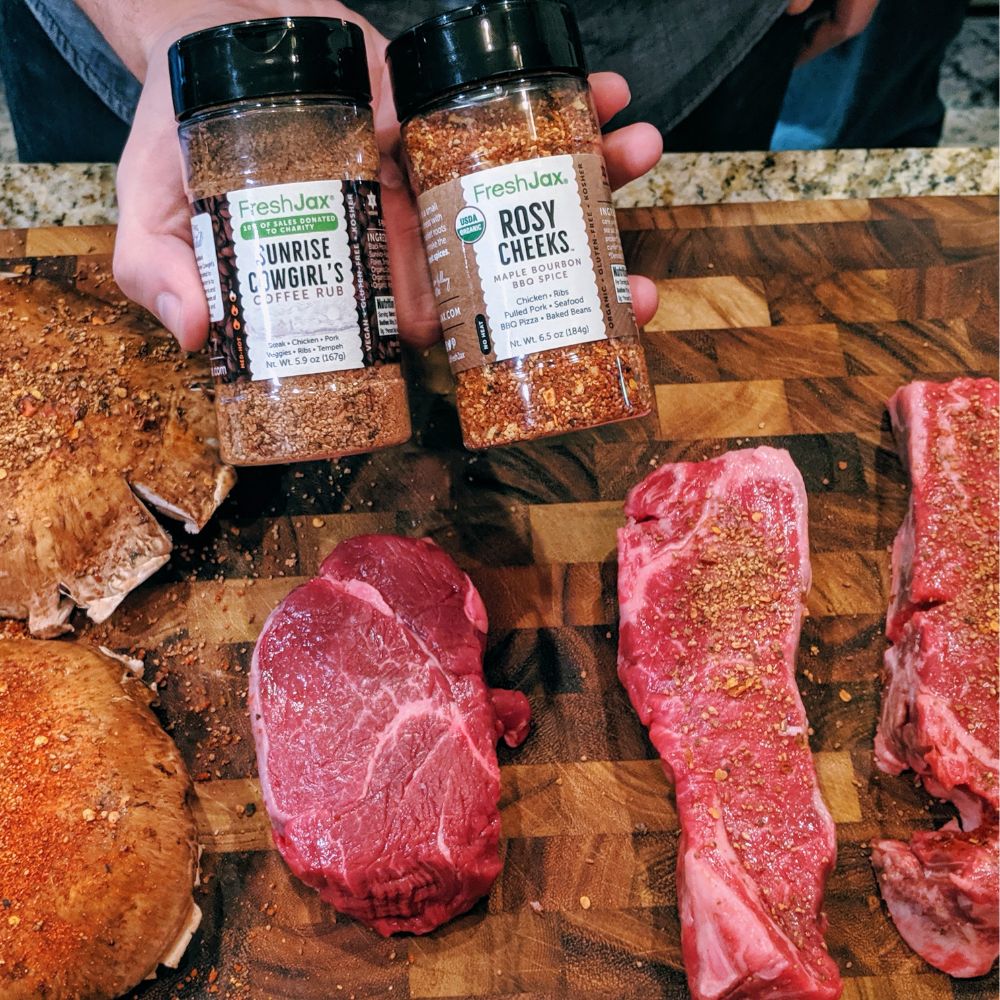 Freshjax Gourmet Spice Gift Set, Meat Steak Lover Seasonings Sampler