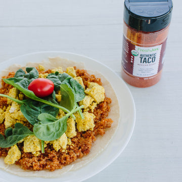 Taco Seasoning in a quinoa taco