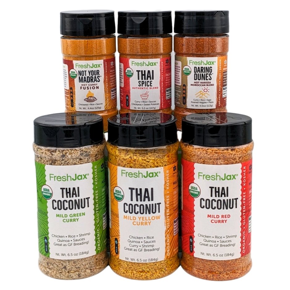 iSpice, 7 Pack of Spices and Herbs, Aromatic, Mixed Spices Seasonings  Gift Set