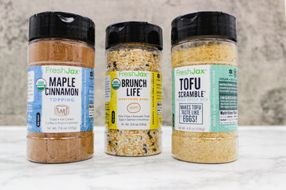 Vegan Brunch Seasoning Set - 3 Bottles of Awesome Breakfast Spices