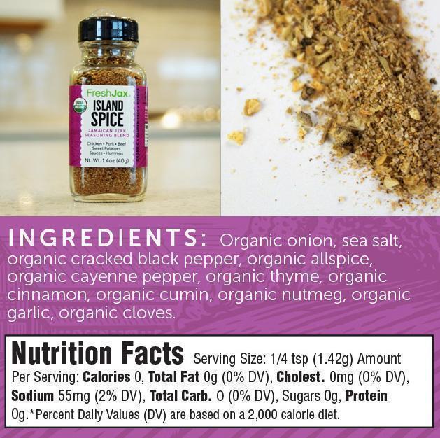 FreshJax Organic Spices Organic 10 Spice Gift Set: Keto Grilling