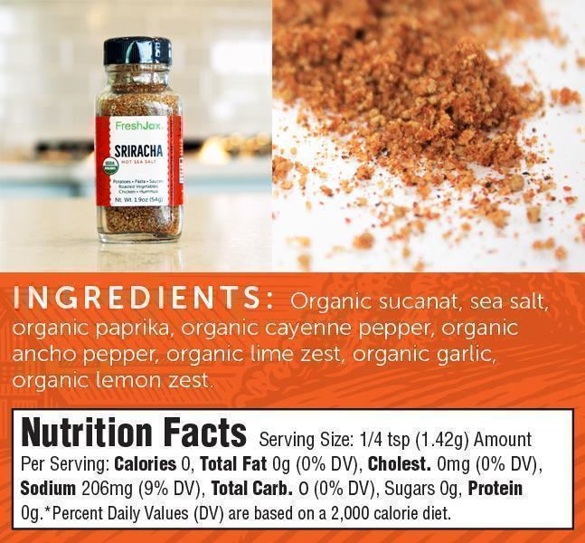 FreshJax Organic Spices Organic 10 Spice Gift Set: Seasoned Salts