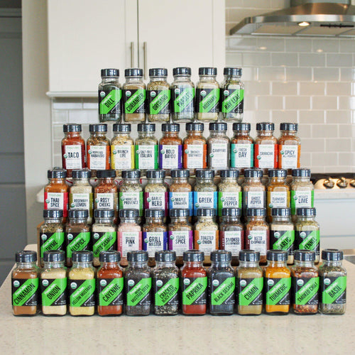 Seasonings + Spice Essentials Organic 50pack Starter Collection