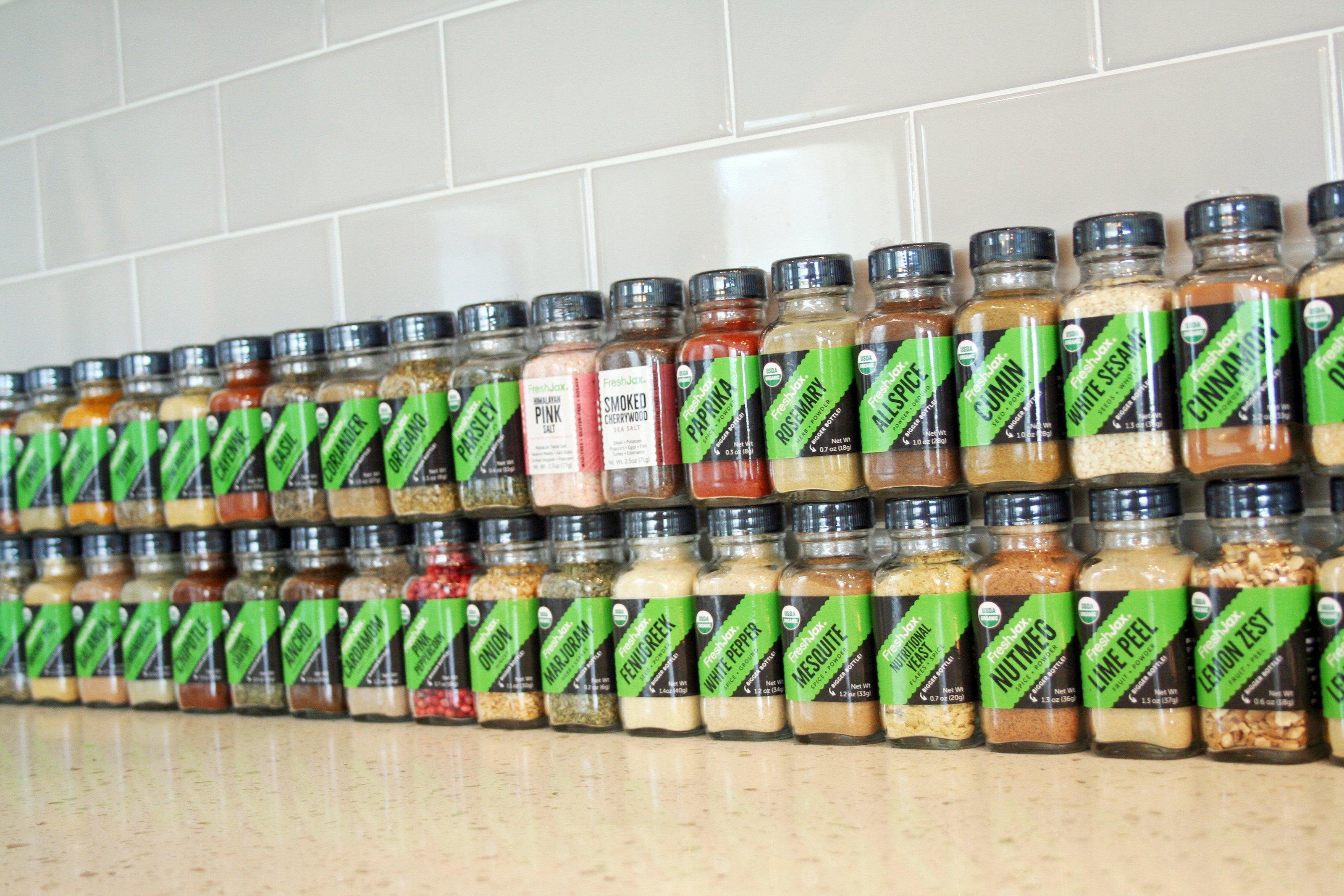 Essential + Premium Organic Spices 50pack Starter Collection